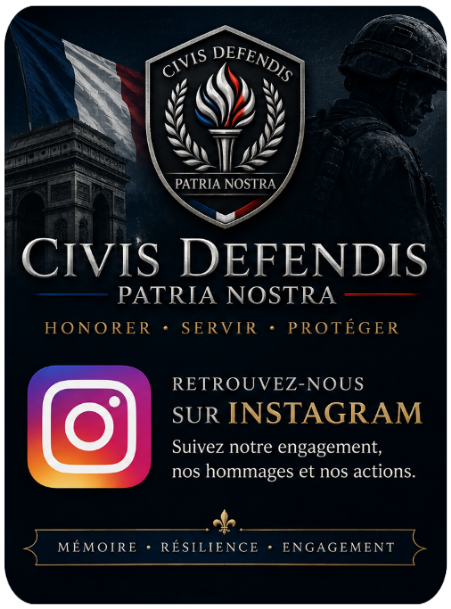 Retrouvez-nous sur INSTAGRAM et suivez nos engagements, nos hommages et nos actions
